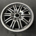 18" BMW M3 01-06 18x8 , , gunmetal silver finish Original OEM Wheel Rim - Close-Up Detail