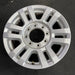 18" FORD F250SD PICKUP 17 18x8 , aluminum, 12 spoke , silver Original OEM Wheel - Side Profile