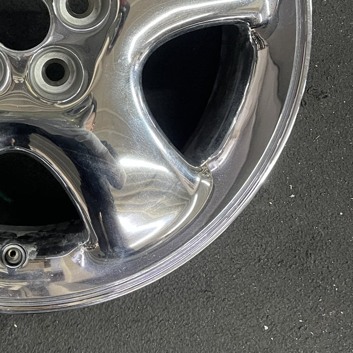 16" PT CRUISER 01 16x6 5 spoke w/o dimples; chrome wide spoke Original OEM - Back View