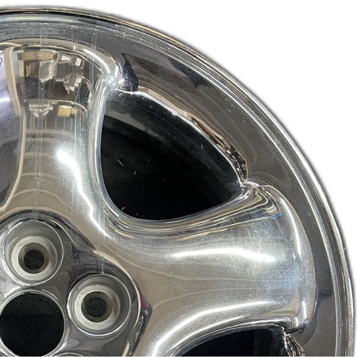 16" PT CRUISER 01 16x6 5 spoke w/o dimples; chrome wide spoke Original OEM - Side Profile