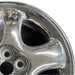 16" PT CRUISER 01 16x6 5 spoke w/o dimples; chrome wide spoke Original OEM - Side Profile