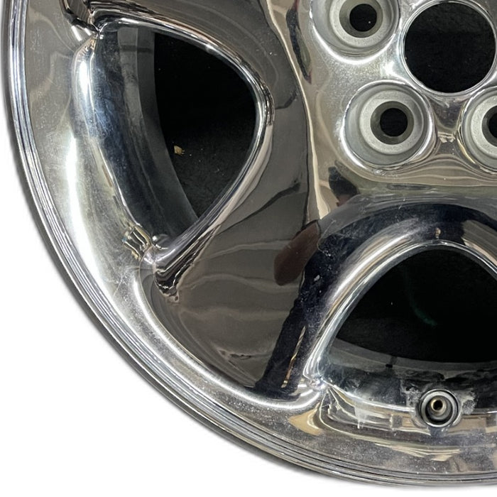 16" PT CRUISER 01 16x6 5 spoke w/o dimples; chrome wide spoke Original OEM - Back View