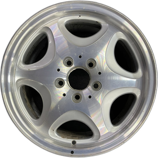 16" MERCEDES C-CLASS 97 202 Type; C230, 16x7.5, 6 hole Original OEM Wheel Rim - Front View