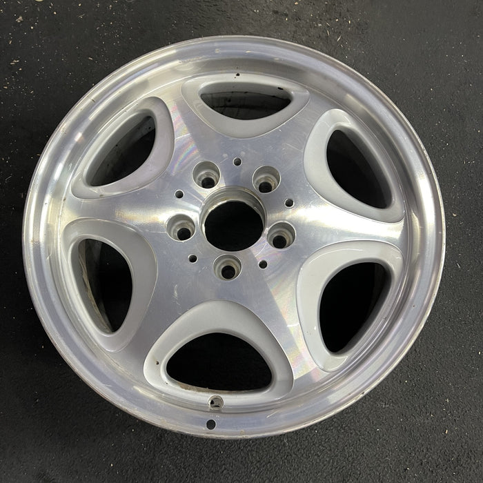 16" MERCEDES C-CLASS 97 202 Type; C230, 16x7.5, 6 hole Original OEM Wheel Rim - Side Profile