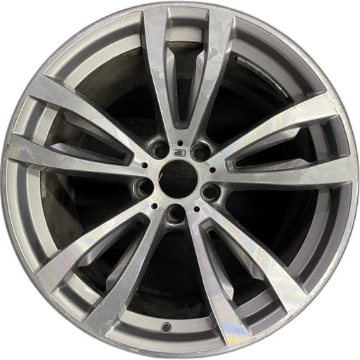 20" BMW X5 14-18 20x11 , 5 spoke, V spoke, flat spoke, machined Original OEM - Front View