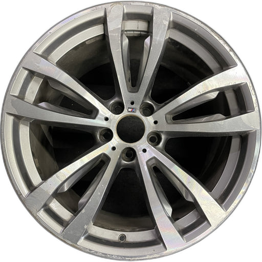 20" BMW X5 14-18 20x11 , 5 spoke, V spoke, flat spoke, machined Original OEM - Front View