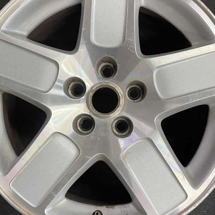 17" CHARGER 06-07 17x7 aluminum 5 spoke machined finish Original OEM Wheel Rim - Angle View
