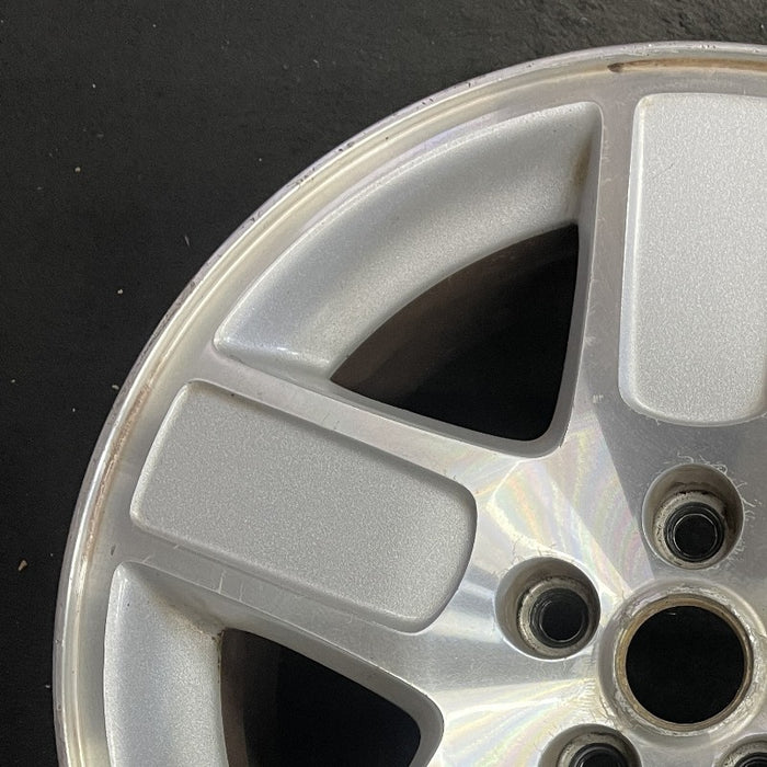 17" CHARGER 06-07 17x7 aluminum 5 spoke machined finish Original OEM Wheel Rim - Side Profile