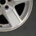 17" CHARGER 06-07 17x7 aluminum 5 spoke machined finish Original OEM Wheel Rim - Back View