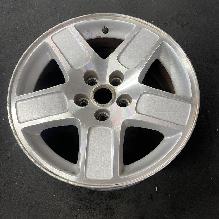 17" CHARGER 06-07 17x7 aluminum 5 spoke machined finish Original OEM Wheel Rim - View 8