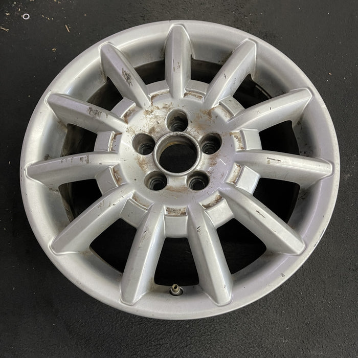 16" BEETLE 02-07 16x6.5, alloy, 11 spoke Original OEM Wheel Rim - Side Profile