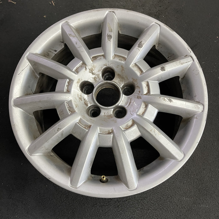 16" BEETLE 02-07 16x6.5, alloy, 11 spoke Original OEM Wheel Rim - Side Profile