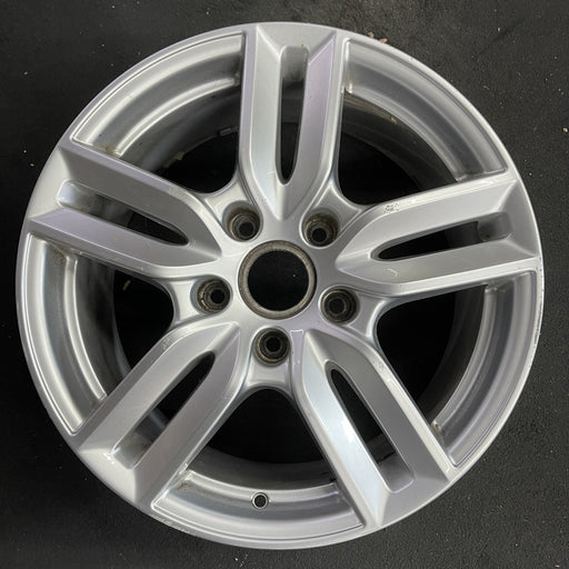 18" PORSCHE CAYENNE 15-18 18x8 , 5 double spoke Original OEM Wheel Rim - Angle View