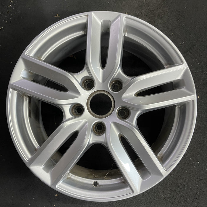 18" PORSCHE CAYENNE 15-18 18x8 , 5 double spoke Original OEM Wheel Rim - Angle View