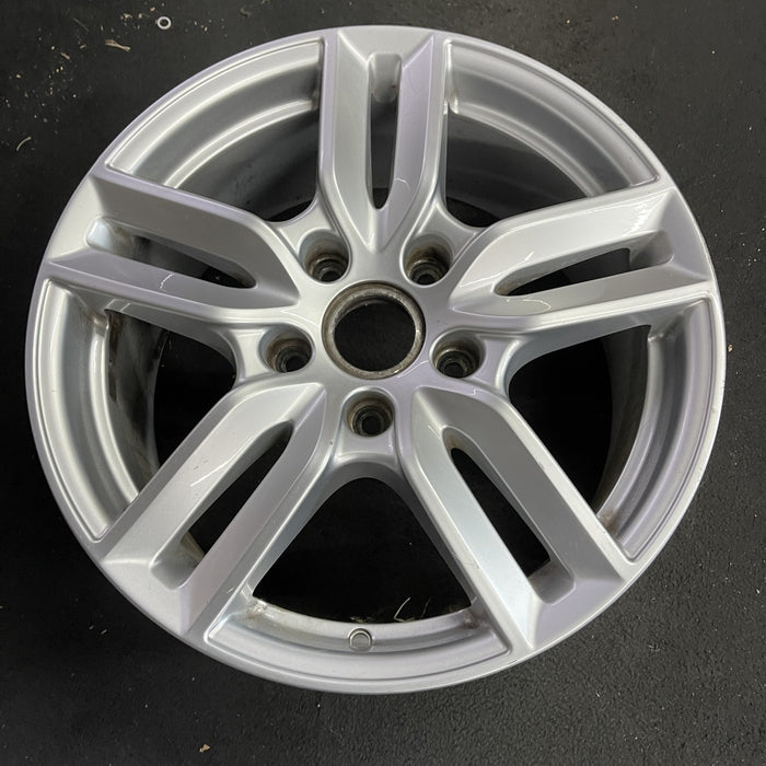 18" PORSCHE CAYENNE 15-18 18x8 , 5 double spoke Original OEM Wheel Rim - Side Profile