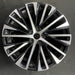 20" RZ450e 23-24 20x9.5 machined black Original OEM Wheel Rim - Front View