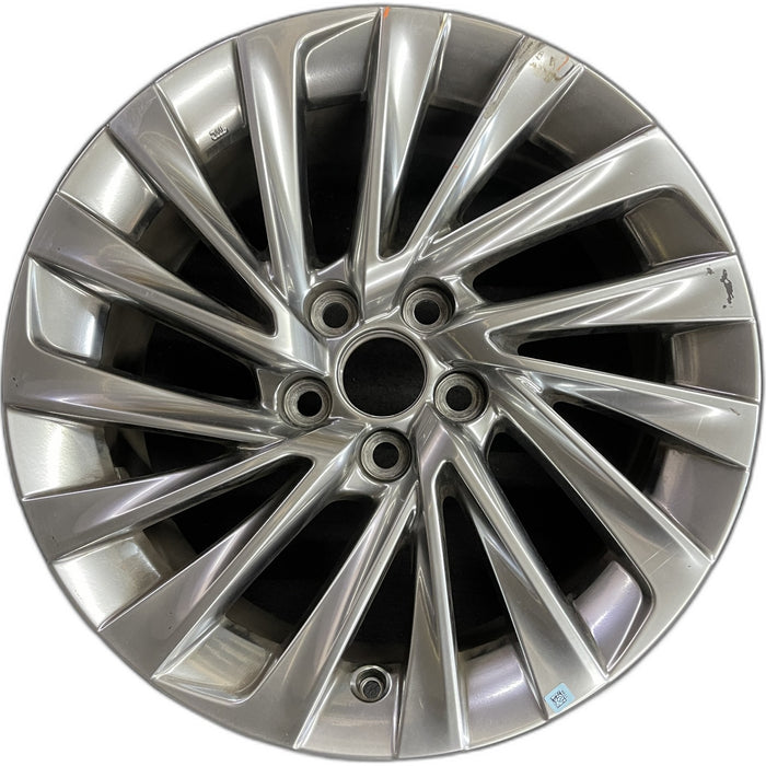 18" LEXUS ES250 21-24 18x8 , 15 spoke Original OEM Wheel Rim - Front View