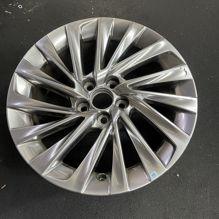 18" LEXUS ES250 21-24 18x8 , 15 spoke Original OEM Wheel Rim - Side Profile