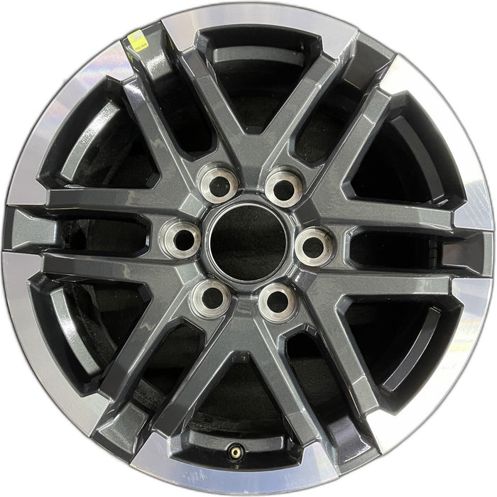 18" TACOMA 24 18x7.5, 6 Y spoke Original OEM Wheel Rim - Front View