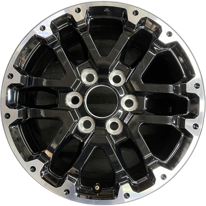 18" SEQUOIA 23-24 18x7.5, 6 double spoke, black Original OEM Wheel Rim - Front View