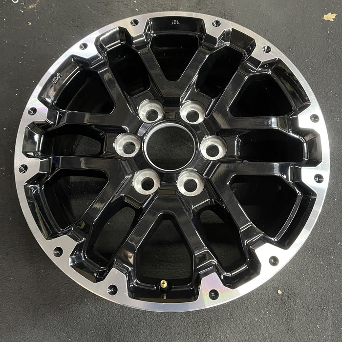 18" SEQUOIA 23-24 18x7.5, 6 double spoke, black Original OEM Wheel Rim - Side Profile