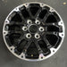 18" SEQUOIA 23-24 18x7.5, 6 double spoke, black Original OEM Wheel Rim - Side Profile