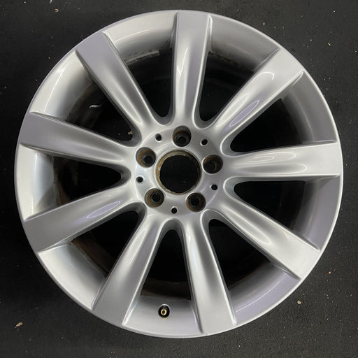 18" MERCEDES CL-CLASS 07-08 216 Type; CL550, 18x9.5, 9 spoke Original OEM Wheel - Angle View