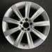 18" MERCEDES CL-CLASS 07-08 216 Type; CL550, 18x9.5, 9 spoke Original OEM Wheel - Angle View