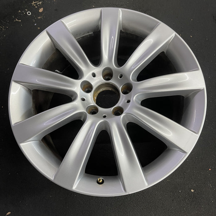 18" MERCEDES CL-CLASS 07-08 216 Type; CL550, 18x9.5, 9 spoke Original OEM Wheel - Side Profile