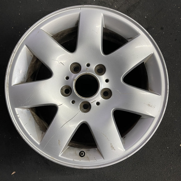 16" BMW 320i 01-05 , 16x7, alloy, 7 spoke, flat spoke Original OEM Wheel Rim - Additional View