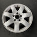 16" BMW 320i 01-05 , 16x7, alloy, 7 spoke, flat spoke Original OEM Wheel Rim - Close-Up Detail