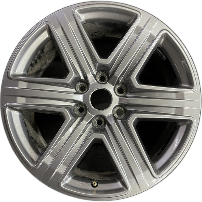 20" FORD F150 PICKUP 18-20 20x8.5, 6 spoke, , straight spoke Original OEM Wheel - Front View