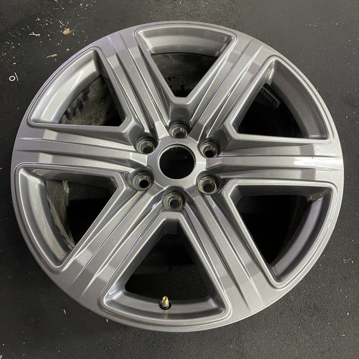 20" FORD F150 PICKUP 18-20 20x8.5, 6 spoke, , straight spoke Original OEM Wheel - Side Profile
