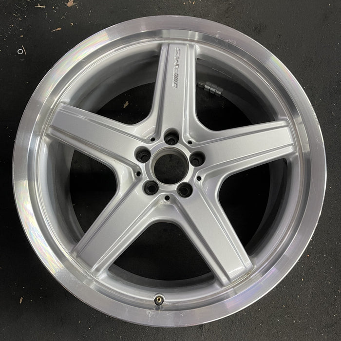 21" MERCEDES GL-CLASS 08-09 164 Type; GL550, 21x10 Original OEM Wheel Rim - Angle View