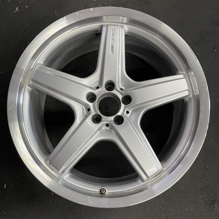 21" MERCEDES GL-CLASS 08-09 164 Type; GL550, 21x10 Original OEM Wheel Rim - Angle View