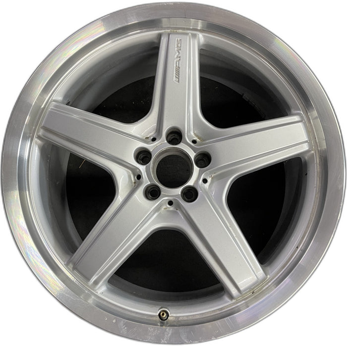 21" MERCEDES GL-CLASS 08-09 164 Type; GL550, 21x10 Original OEM Wheel Rim - Front View