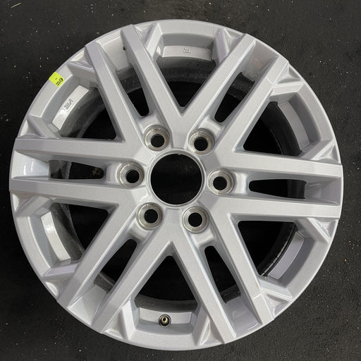18" SEQUOIA 23-24 18x7.5, 6 double spoke, silver Original OEM Wheel Rim - Angle View