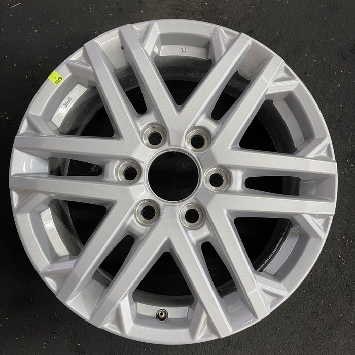 18" SEQUOIA 23-24 18x7.5, 6 double spoke, silver Original OEM Wheel Rim - Angle View