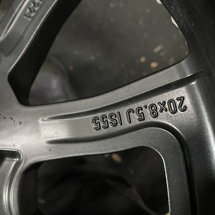 20" SEQUOIA 24 20x8, 6 Y spoke, black Original OEM Wheel Rim - Back View