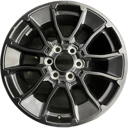20" SEQUOIA 24 20x8, 6 Y spoke, black Original OEM Wheel Rim - Front View