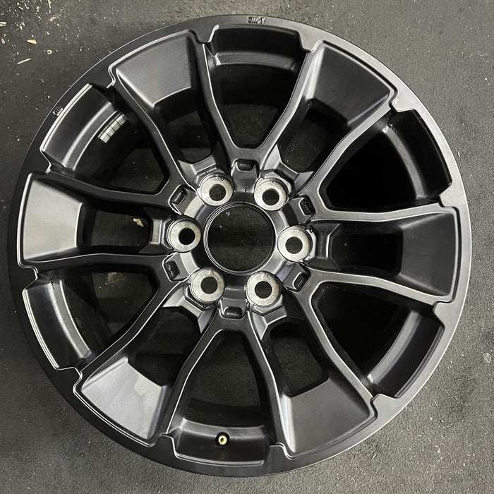 20" SEQUOIA 24 20x8, 6 Y spoke, black Original OEM Wheel Rim - Angle View