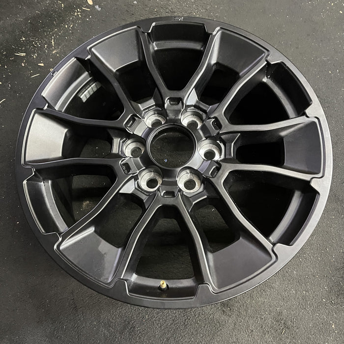 20" SEQUOIA 24 20x8, 6 Y spoke, black Original OEM Wheel Rim - Side Profile