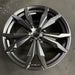 20" BMW X1 20 20x8, , w/ pockets, black pockets Original OEM Wheel Rim - Side Profile