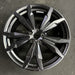 20" BMW X1 20 20x8, , w/ pockets, black pockets Original OEM Wheel Rim - Side Profile