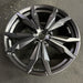 20" BMW X1 20 20x8, , w/ pockets, black pockets Original OEM Wheel Rim - Side Profile