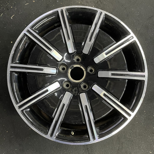 20" PORSCHE TAYCAN 20-21 20x11, 10 spoke Original OEM Wheel Rim - Angle View