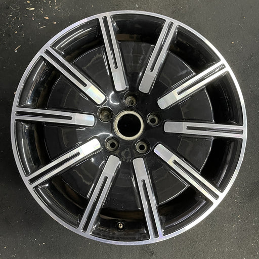 20" PORSCHE TAYCAN 20-21 20x11, 10 spoke Original OEM Wheel Rim - Angle View