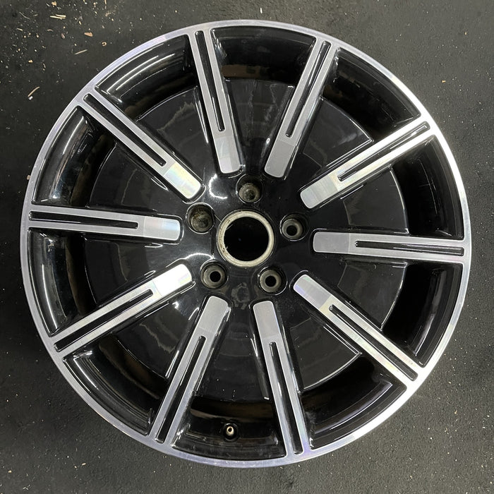 20" PORSCHE TAYCAN 20-21 20x11, 10 spoke Original OEM Wheel Rim - Angle View