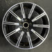 20" PORSCHE TAYCAN 20-21 20x11, 10 spoke Original OEM Wheel Rim - Angle View