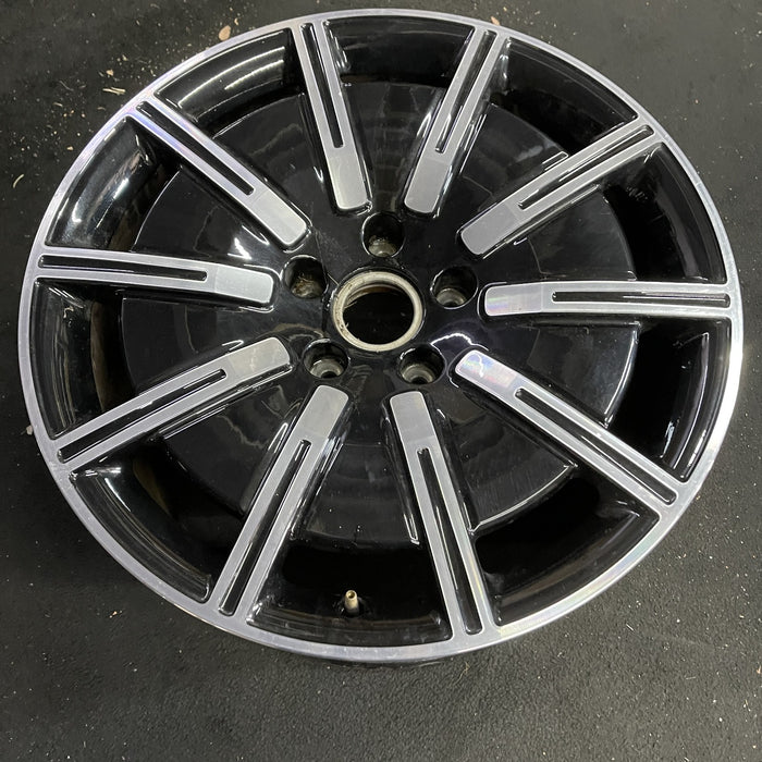 20" PORSCHE TAYCAN 20-21 20x11, 10 spoke Original OEM Wheel Rim - Side Profile